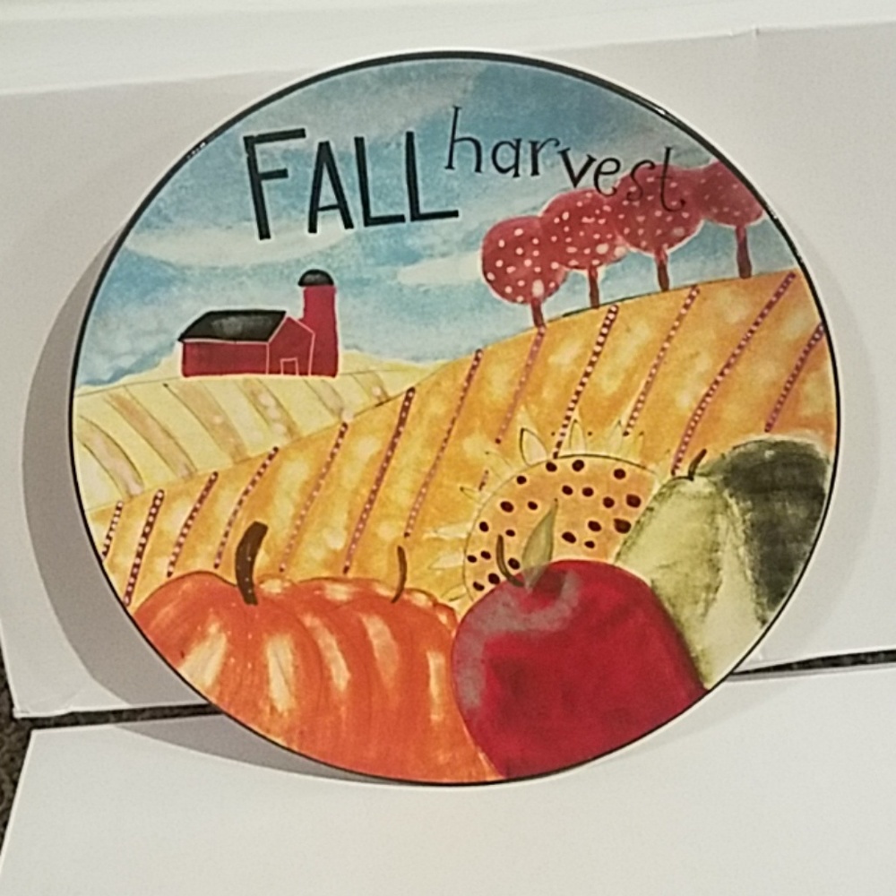 Certified International fall Harvest plate - Picture 1 of 4